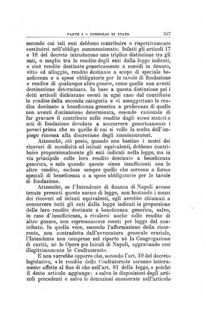 La giustizia amministrativa raccolta di decisioni e pareri del Consiglio di Stato, decisioni della Corte dei conti, sentenze della Cassazione di Roma, e decisioni delle Giunte provinciali amministrative