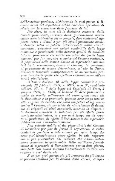 La giustizia amministrativa raccolta di decisioni e pareri del Consiglio di Stato, decisioni della Corte dei conti, sentenze della Cassazione di Roma, e decisioni delle Giunte provinciali amministrative