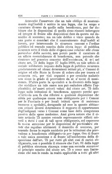 La giustizia amministrativa raccolta di decisioni e pareri del Consiglio di Stato, decisioni della Corte dei conti, sentenze della Cassazione di Roma, e decisioni delle Giunte provinciali amministrative