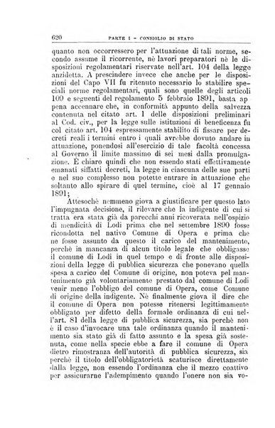 La giustizia amministrativa raccolta di decisioni e pareri del Consiglio di Stato, decisioni della Corte dei conti, sentenze della Cassazione di Roma, e decisioni delle Giunte provinciali amministrative