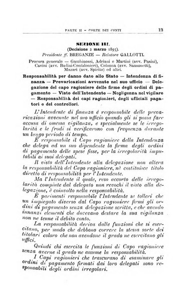 La giustizia amministrativa raccolta di decisioni e pareri del Consiglio di Stato, decisioni della Corte dei conti, sentenze della Cassazione di Roma, e decisioni delle Giunte provinciali amministrative