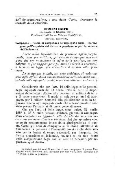 La giustizia amministrativa raccolta di decisioni e pareri del Consiglio di Stato, decisioni della Corte dei conti, sentenze della Cassazione di Roma, e decisioni delle Giunte provinciali amministrative