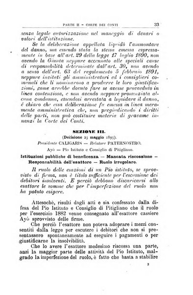 La giustizia amministrativa raccolta di decisioni e pareri del Consiglio di Stato, decisioni della Corte dei conti, sentenze della Cassazione di Roma, e decisioni delle Giunte provinciali amministrative