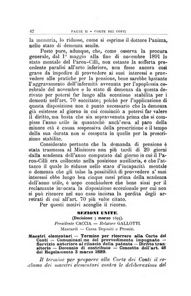 La giustizia amministrativa raccolta di decisioni e pareri del Consiglio di Stato, decisioni della Corte dei conti, sentenze della Cassazione di Roma, e decisioni delle Giunte provinciali amministrative