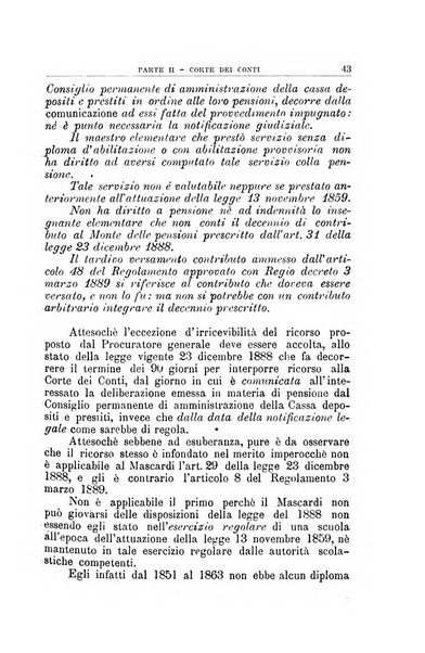 La giustizia amministrativa raccolta di decisioni e pareri del Consiglio di Stato, decisioni della Corte dei conti, sentenze della Cassazione di Roma, e decisioni delle Giunte provinciali amministrative