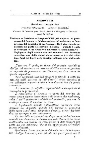 La giustizia amministrativa raccolta di decisioni e pareri del Consiglio di Stato, decisioni della Corte dei conti, sentenze della Cassazione di Roma, e decisioni delle Giunte provinciali amministrative