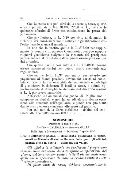 La giustizia amministrativa raccolta di decisioni e pareri del Consiglio di Stato, decisioni della Corte dei conti, sentenze della Cassazione di Roma, e decisioni delle Giunte provinciali amministrative