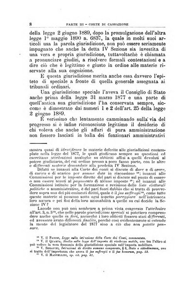 La giustizia amministrativa raccolta di decisioni e pareri del Consiglio di Stato, decisioni della Corte dei conti, sentenze della Cassazione di Roma, e decisioni delle Giunte provinciali amministrative