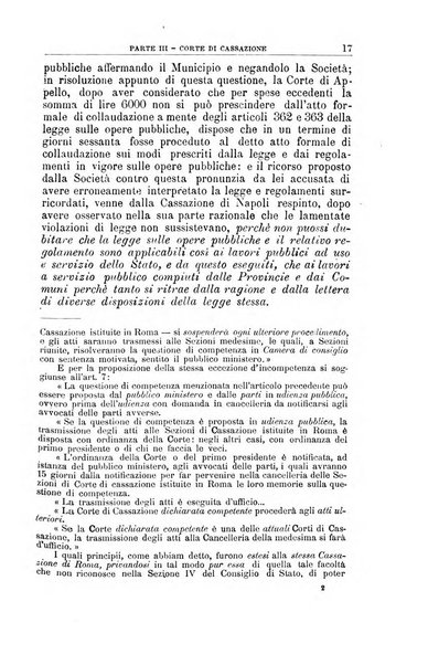 La giustizia amministrativa raccolta di decisioni e pareri del Consiglio di Stato, decisioni della Corte dei conti, sentenze della Cassazione di Roma, e decisioni delle Giunte provinciali amministrative