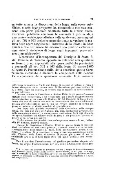 La giustizia amministrativa raccolta di decisioni e pareri del Consiglio di Stato, decisioni della Corte dei conti, sentenze della Cassazione di Roma, e decisioni delle Giunte provinciali amministrative