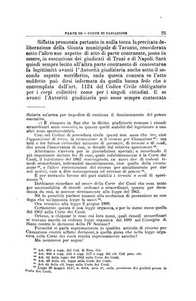 La giustizia amministrativa raccolta di decisioni e pareri del Consiglio di Stato, decisioni della Corte dei conti, sentenze della Cassazione di Roma, e decisioni delle Giunte provinciali amministrative