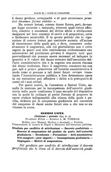 La giustizia amministrativa raccolta di decisioni e pareri del Consiglio di Stato, decisioni della Corte dei conti, sentenze della Cassazione di Roma, e decisioni delle Giunte provinciali amministrative