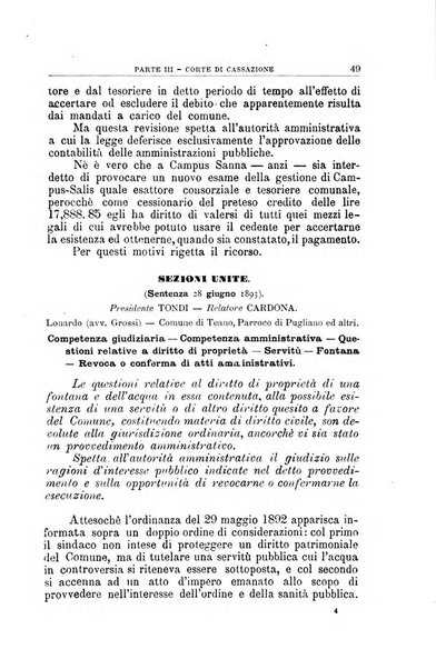 La giustizia amministrativa raccolta di decisioni e pareri del Consiglio di Stato, decisioni della Corte dei conti, sentenze della Cassazione di Roma, e decisioni delle Giunte provinciali amministrative