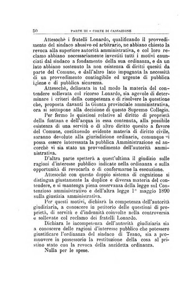 La giustizia amministrativa raccolta di decisioni e pareri del Consiglio di Stato, decisioni della Corte dei conti, sentenze della Cassazione di Roma, e decisioni delle Giunte provinciali amministrative