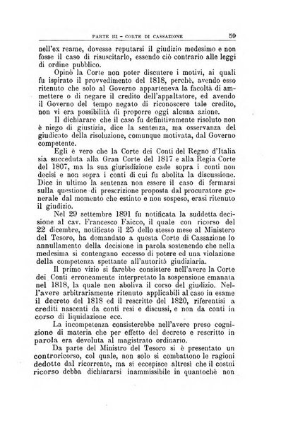 La giustizia amministrativa raccolta di decisioni e pareri del Consiglio di Stato, decisioni della Corte dei conti, sentenze della Cassazione di Roma, e decisioni delle Giunte provinciali amministrative