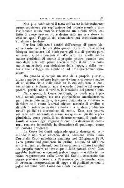 La giustizia amministrativa raccolta di decisioni e pareri del Consiglio di Stato, decisioni della Corte dei conti, sentenze della Cassazione di Roma, e decisioni delle Giunte provinciali amministrative