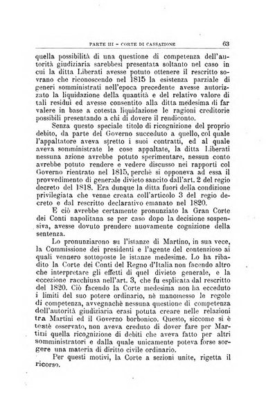 La giustizia amministrativa raccolta di decisioni e pareri del Consiglio di Stato, decisioni della Corte dei conti, sentenze della Cassazione di Roma, e decisioni delle Giunte provinciali amministrative