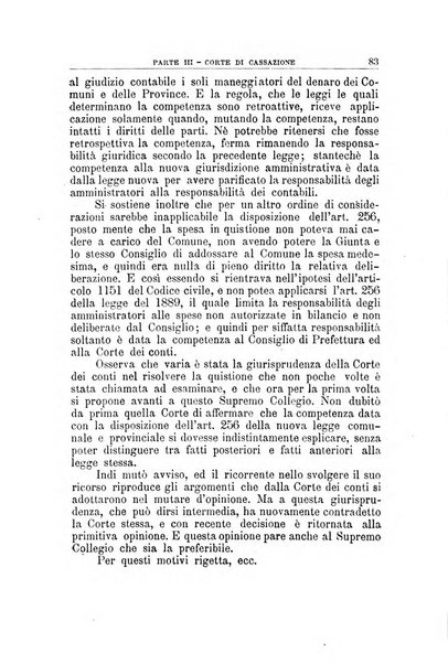 La giustizia amministrativa raccolta di decisioni e pareri del Consiglio di Stato, decisioni della Corte dei conti, sentenze della Cassazione di Roma, e decisioni delle Giunte provinciali amministrative