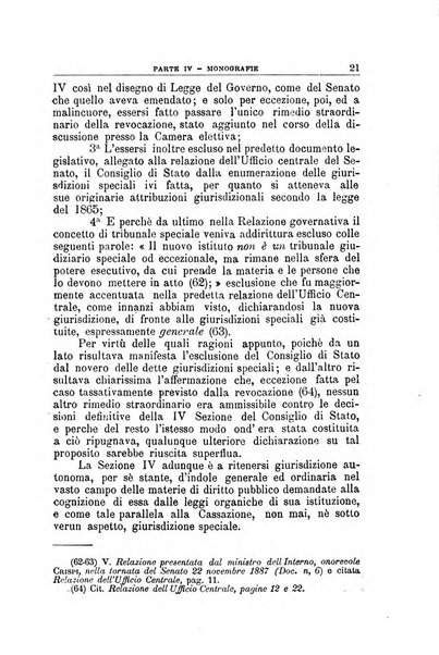 La giustizia amministrativa raccolta di decisioni e pareri del Consiglio di Stato, decisioni della Corte dei conti, sentenze della Cassazione di Roma, e decisioni delle Giunte provinciali amministrative