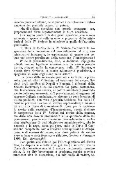 La giustizia amministrativa raccolta di decisioni e pareri del Consiglio di Stato, decisioni della Corte dei conti, sentenze della Cassazione di Roma, e decisioni delle Giunte provinciali amministrative