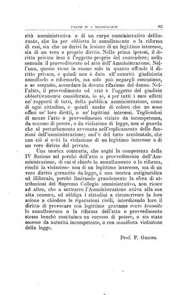 La giustizia amministrativa raccolta di decisioni e pareri del Consiglio di Stato, decisioni della Corte dei conti, sentenze della Cassazione di Roma, e decisioni delle Giunte provinciali amministrative