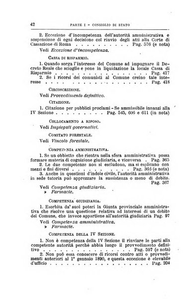 La giustizia amministrativa raccolta di decisioni e pareri del Consiglio di Stato, decisioni della Corte dei conti, sentenze della Cassazione di Roma, e decisioni delle Giunte provinciali amministrative