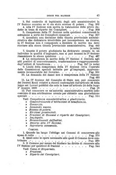 La giustizia amministrativa raccolta di decisioni e pareri del Consiglio di Stato, decisioni della Corte dei conti, sentenze della Cassazione di Roma, e decisioni delle Giunte provinciali amministrative