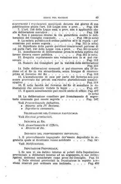 La giustizia amministrativa raccolta di decisioni e pareri del Consiglio di Stato, decisioni della Corte dei conti, sentenze della Cassazione di Roma, e decisioni delle Giunte provinciali amministrative