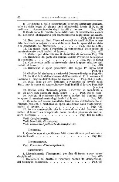 La giustizia amministrativa raccolta di decisioni e pareri del Consiglio di Stato, decisioni della Corte dei conti, sentenze della Cassazione di Roma, e decisioni delle Giunte provinciali amministrative