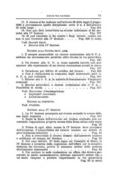 La giustizia amministrativa raccolta di decisioni e pareri del Consiglio di Stato, decisioni della Corte dei conti, sentenze della Cassazione di Roma, e decisioni delle Giunte provinciali amministrative