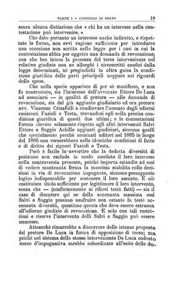 La giustizia amministrativa raccolta di decisioni e pareri del Consiglio di Stato, decisioni della Corte dei conti, sentenze della Cassazione di Roma, e decisioni delle Giunte provinciali amministrative