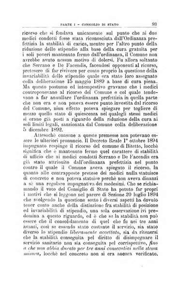 La giustizia amministrativa raccolta di decisioni e pareri del Consiglio di Stato, decisioni della Corte dei conti, sentenze della Cassazione di Roma, e decisioni delle Giunte provinciali amministrative