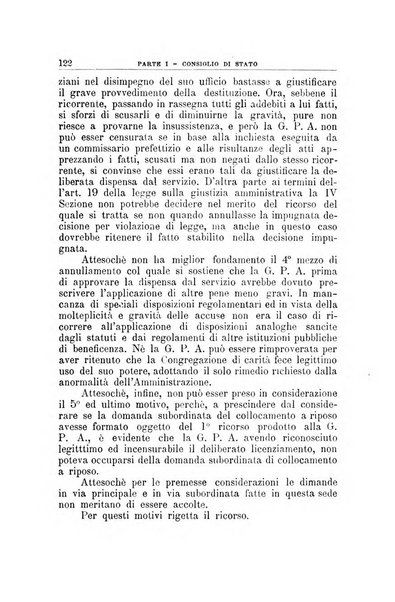 La giustizia amministrativa raccolta di decisioni e pareri del Consiglio di Stato, decisioni della Corte dei conti, sentenze della Cassazione di Roma, e decisioni delle Giunte provinciali amministrative