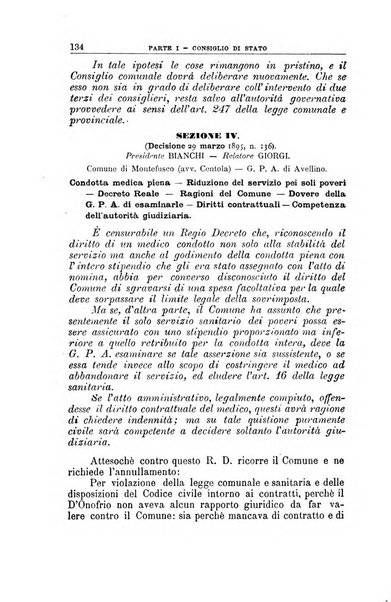 La giustizia amministrativa raccolta di decisioni e pareri del Consiglio di Stato, decisioni della Corte dei conti, sentenze della Cassazione di Roma, e decisioni delle Giunte provinciali amministrative