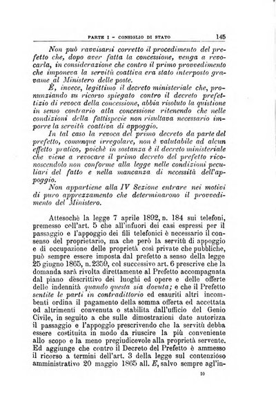 La giustizia amministrativa raccolta di decisioni e pareri del Consiglio di Stato, decisioni della Corte dei conti, sentenze della Cassazione di Roma, e decisioni delle Giunte provinciali amministrative