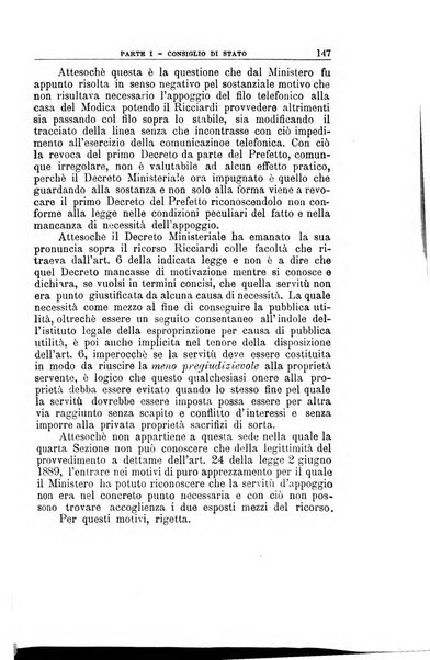 La giustizia amministrativa raccolta di decisioni e pareri del Consiglio di Stato, decisioni della Corte dei conti, sentenze della Cassazione di Roma, e decisioni delle Giunte provinciali amministrative