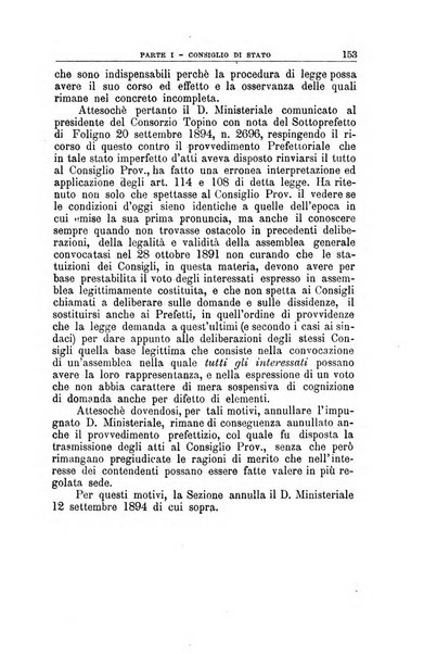 La giustizia amministrativa raccolta di decisioni e pareri del Consiglio di Stato, decisioni della Corte dei conti, sentenze della Cassazione di Roma, e decisioni delle Giunte provinciali amministrative