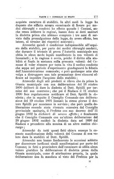 La giustizia amministrativa raccolta di decisioni e pareri del Consiglio di Stato, decisioni della Corte dei conti, sentenze della Cassazione di Roma, e decisioni delle Giunte provinciali amministrative