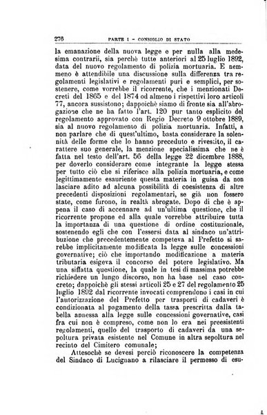 La giustizia amministrativa raccolta di decisioni e pareri del Consiglio di Stato, decisioni della Corte dei conti, sentenze della Cassazione di Roma, e decisioni delle Giunte provinciali amministrative