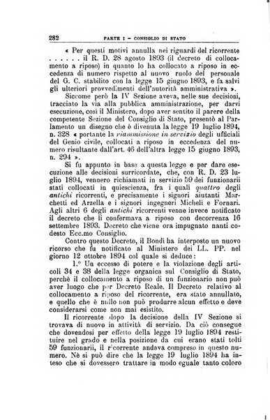 La giustizia amministrativa raccolta di decisioni e pareri del Consiglio di Stato, decisioni della Corte dei conti, sentenze della Cassazione di Roma, e decisioni delle Giunte provinciali amministrative