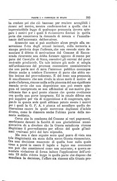 La giustizia amministrativa raccolta di decisioni e pareri del Consiglio di Stato, decisioni della Corte dei conti, sentenze della Cassazione di Roma, e decisioni delle Giunte provinciali amministrative