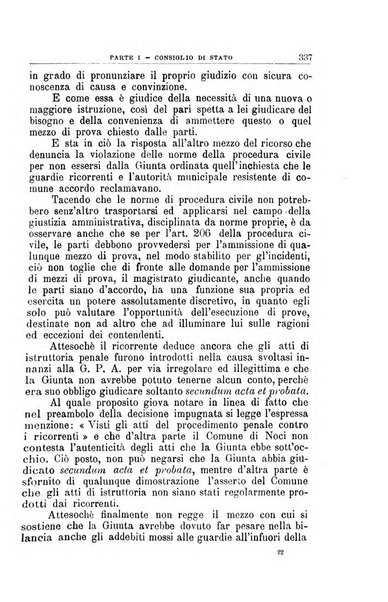 La giustizia amministrativa raccolta di decisioni e pareri del Consiglio di Stato, decisioni della Corte dei conti, sentenze della Cassazione di Roma, e decisioni delle Giunte provinciali amministrative