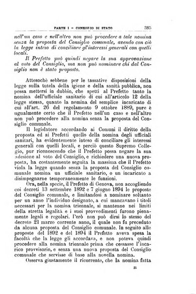 La giustizia amministrativa raccolta di decisioni e pareri del Consiglio di Stato, decisioni della Corte dei conti, sentenze della Cassazione di Roma, e decisioni delle Giunte provinciali amministrative