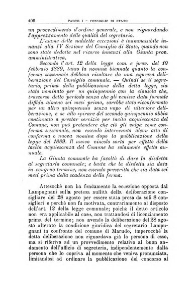 La giustizia amministrativa raccolta di decisioni e pareri del Consiglio di Stato, decisioni della Corte dei conti, sentenze della Cassazione di Roma, e decisioni delle Giunte provinciali amministrative