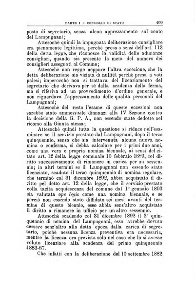 La giustizia amministrativa raccolta di decisioni e pareri del Consiglio di Stato, decisioni della Corte dei conti, sentenze della Cassazione di Roma, e decisioni delle Giunte provinciali amministrative