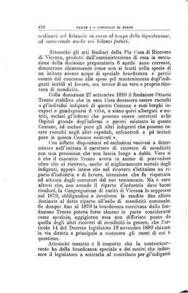 La giustizia amministrativa raccolta di decisioni e pareri del Consiglio di Stato, decisioni della Corte dei conti, sentenze della Cassazione di Roma, e decisioni delle Giunte provinciali amministrative