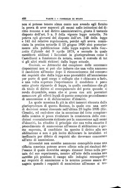 La giustizia amministrativa raccolta di decisioni e pareri del Consiglio di Stato, decisioni della Corte dei conti, sentenze della Cassazione di Roma, e decisioni delle Giunte provinciali amministrative