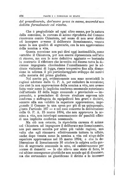 La giustizia amministrativa raccolta di decisioni e pareri del Consiglio di Stato, decisioni della Corte dei conti, sentenze della Cassazione di Roma, e decisioni delle Giunte provinciali amministrative