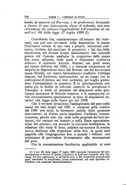 La giustizia amministrativa raccolta di decisioni e pareri del Consiglio di Stato, decisioni della Corte dei conti, sentenze della Cassazione di Roma, e decisioni delle Giunte provinciali amministrative