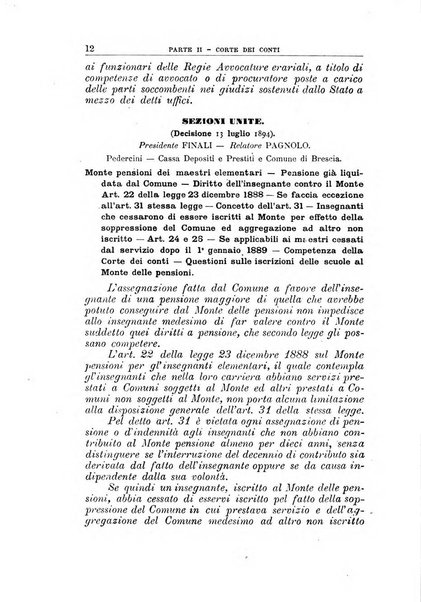 La giustizia amministrativa raccolta di decisioni e pareri del Consiglio di Stato, decisioni della Corte dei conti, sentenze della Cassazione di Roma, e decisioni delle Giunte provinciali amministrative